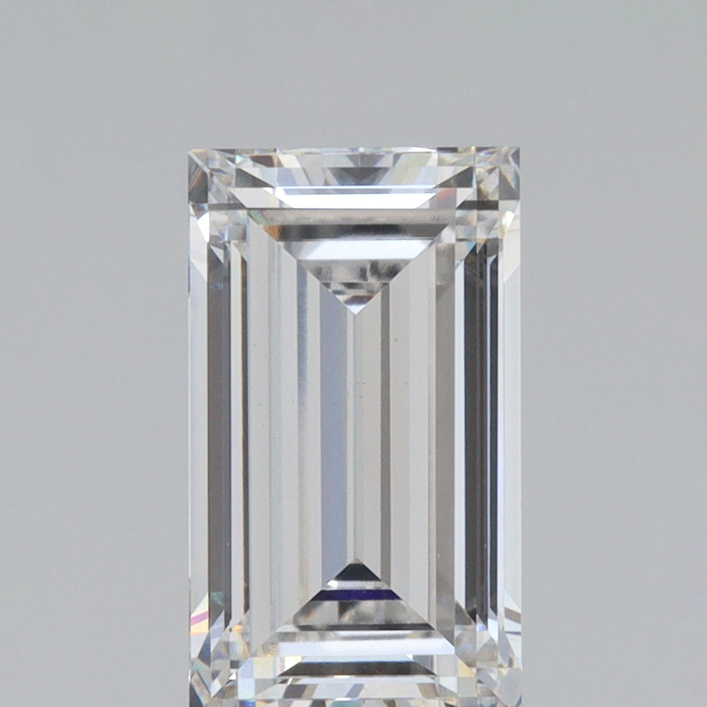 2.52ct | E/VVS2 Baguette Shape Step Cut Lab Diamond (IGI)-LITHOS Diamond