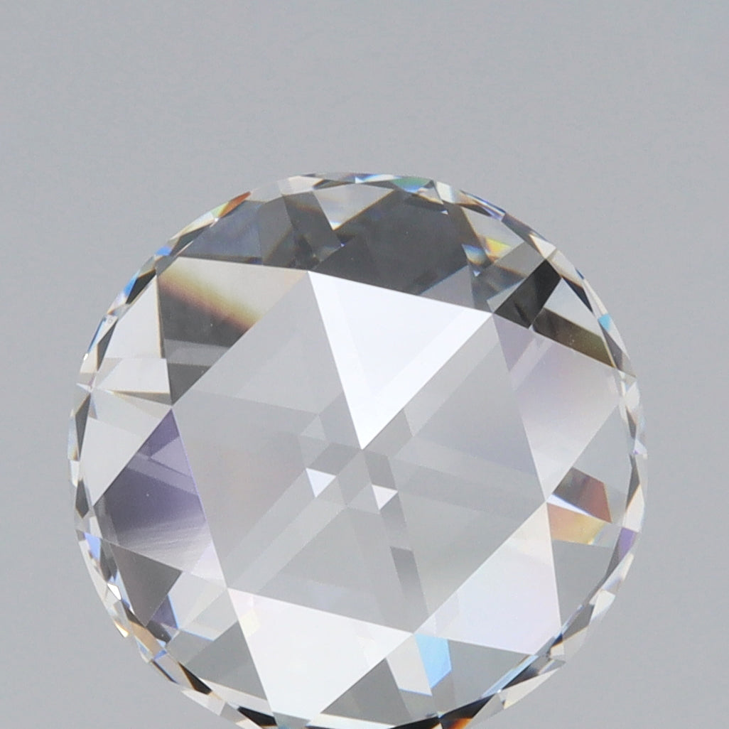 2.83ct | E/VVS2 Round Shape Rose Cut Lab Diamond (IGI)-LITHOS Diamond