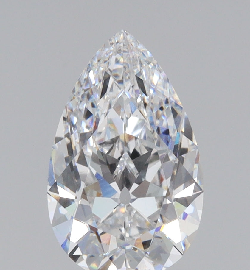 1.82ct | D/VS1 Pear Shape Old Mine Cut Lab Diamond (IGI)-LITHOS Diamond