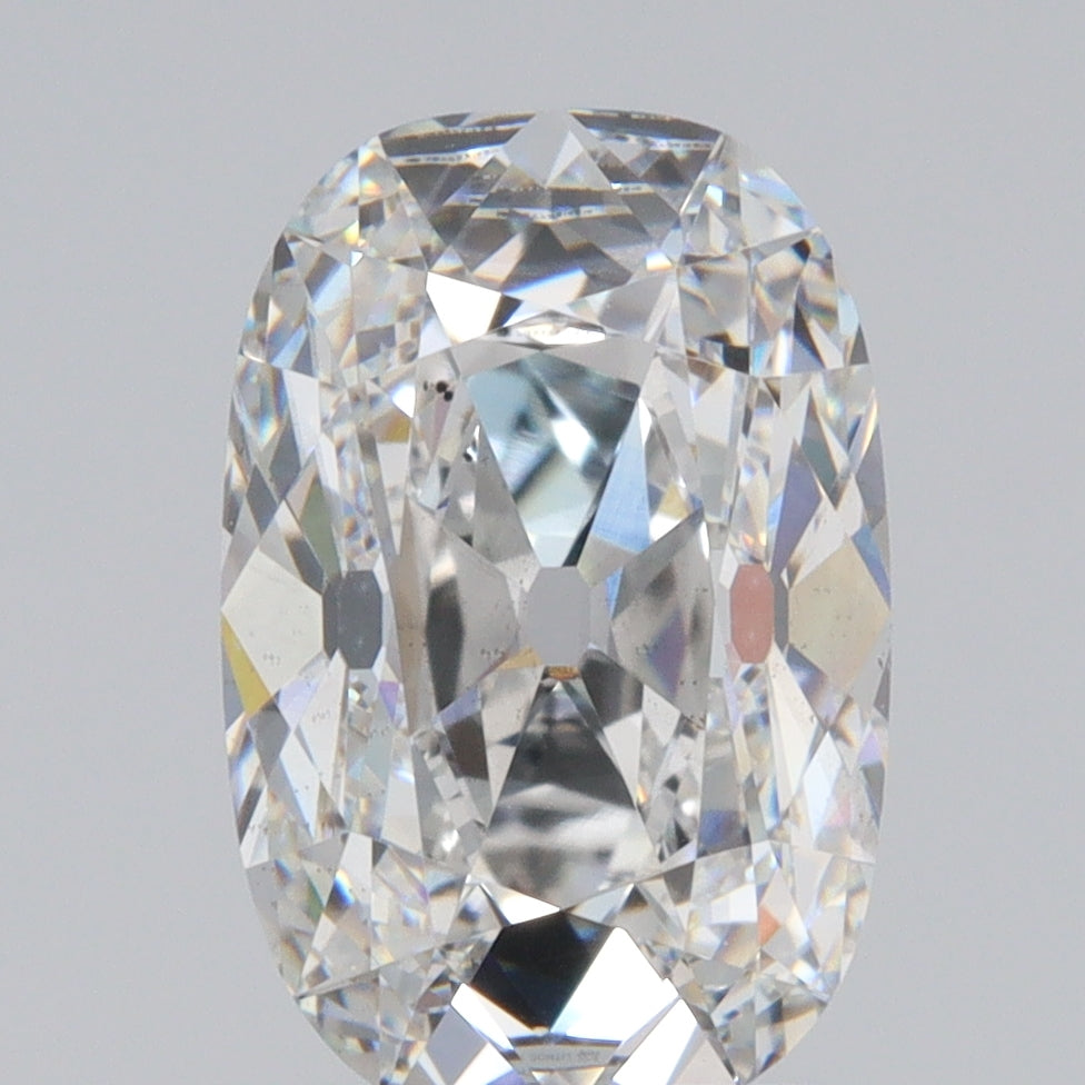 3.31ct | F/VS2 Cushion Shape Old Mine Cut Lab Diamond (IGI)-LITHOS Diamond