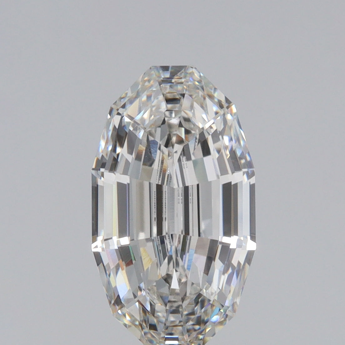 2.73ct | F/VS1 Oval Shape Step Cut Lab Diamond (IGI)-LITHOS Diamond