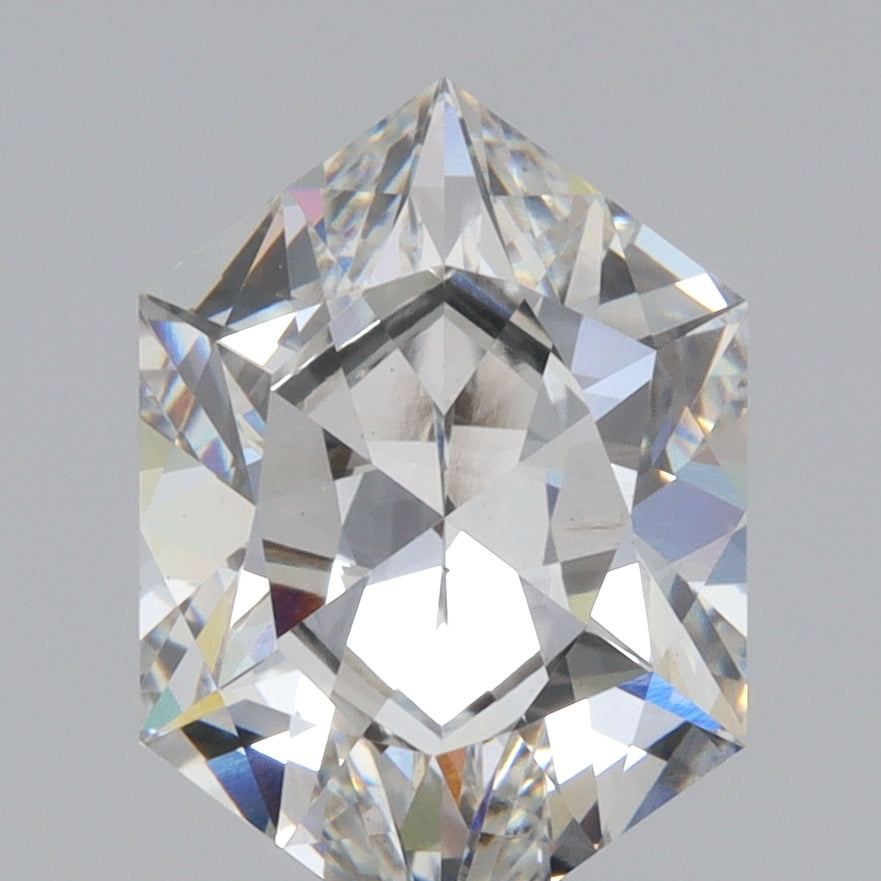 2.49ct | F/VS2 Hexagon Shape Brilliant Cut Lab Diamond (IGI)