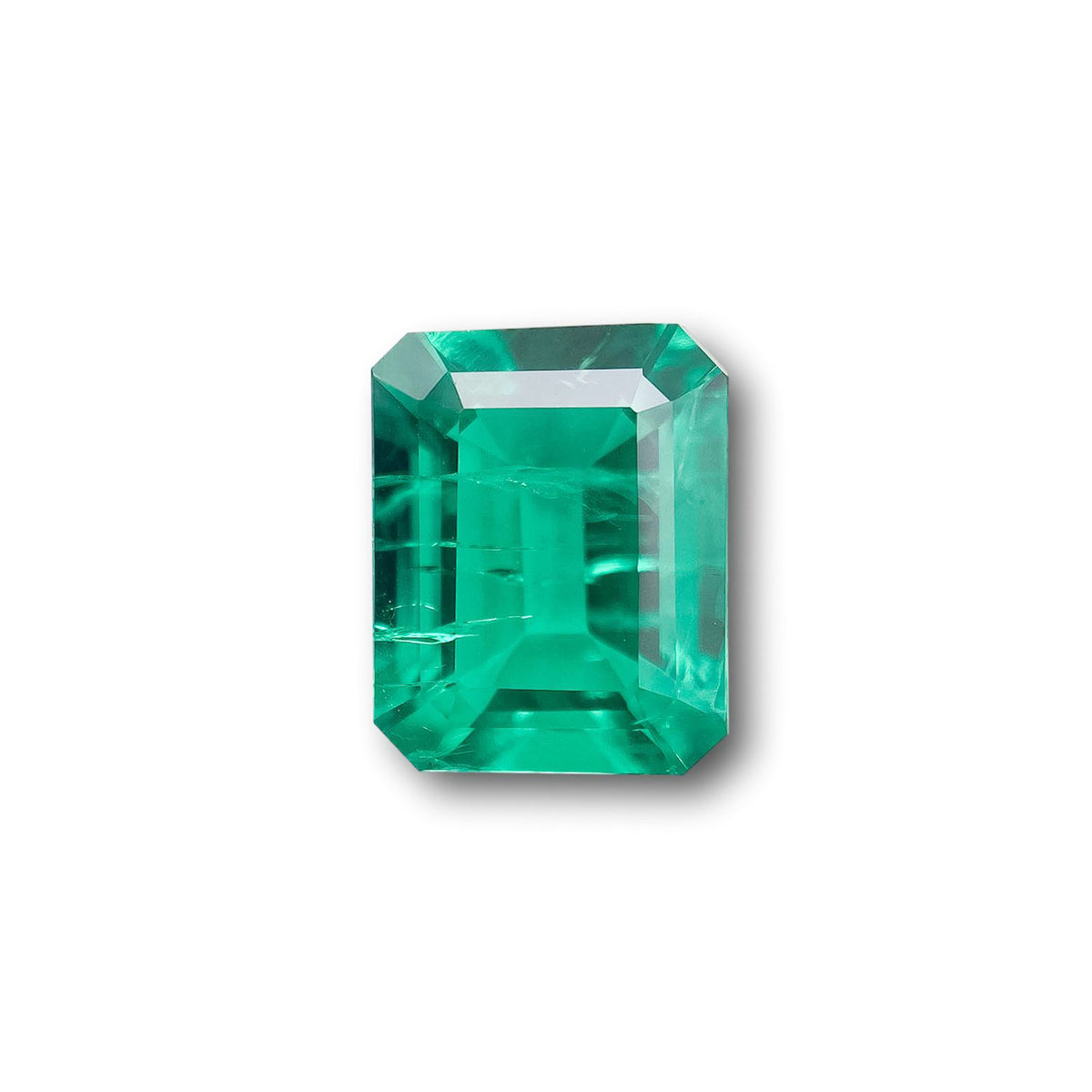 2.73ct | Step Cut Emerald Shape Lab Emerald