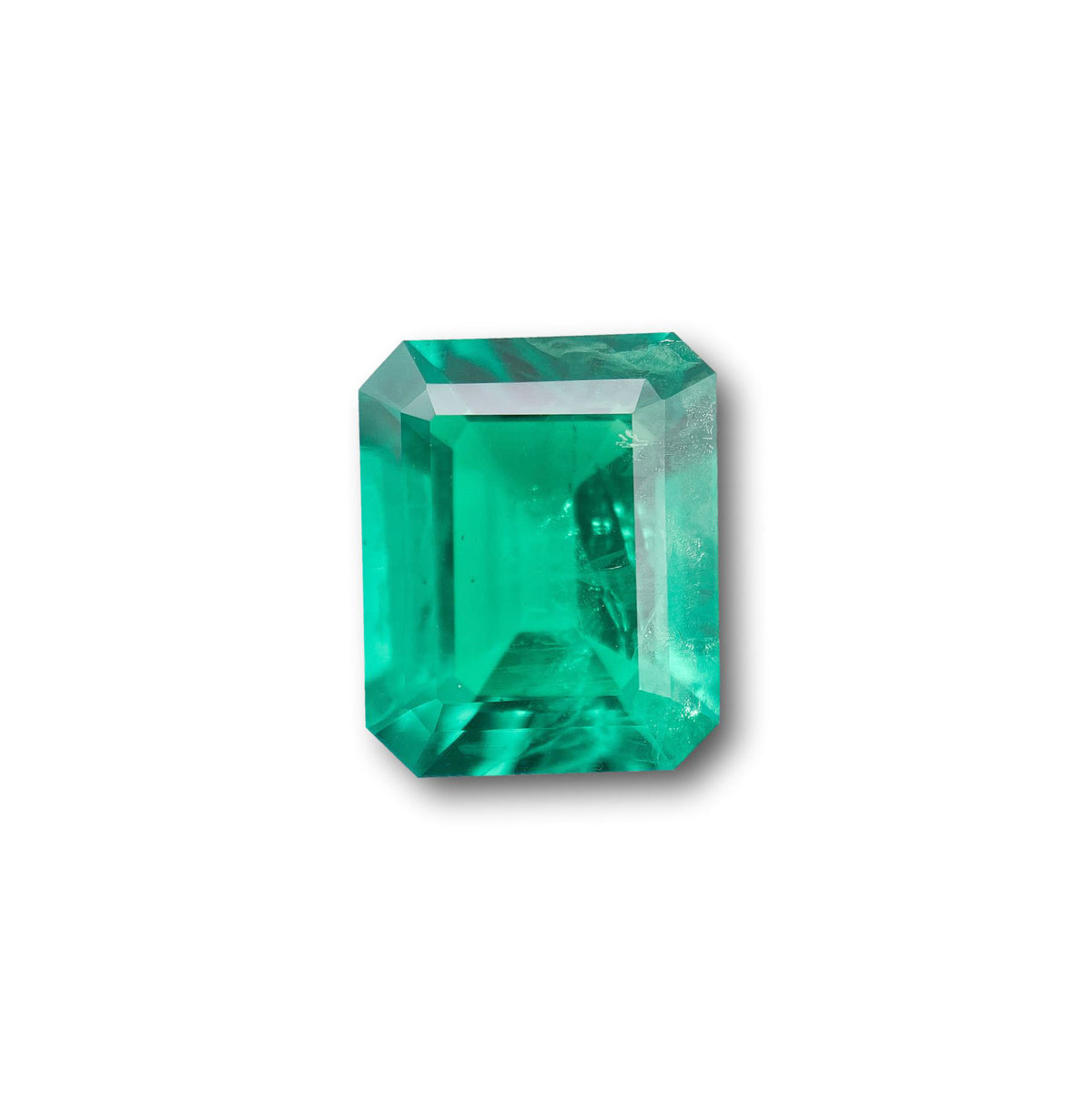 4.30ct | Step Cut Emerald Shape Lab Emerald