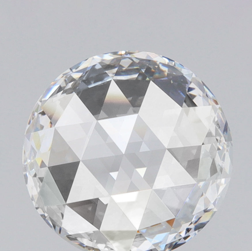 2.16ct | F/VVS2 Round Shape Mogul Rose Cut Lab Diamond (IGI)-LITHOS Diamond