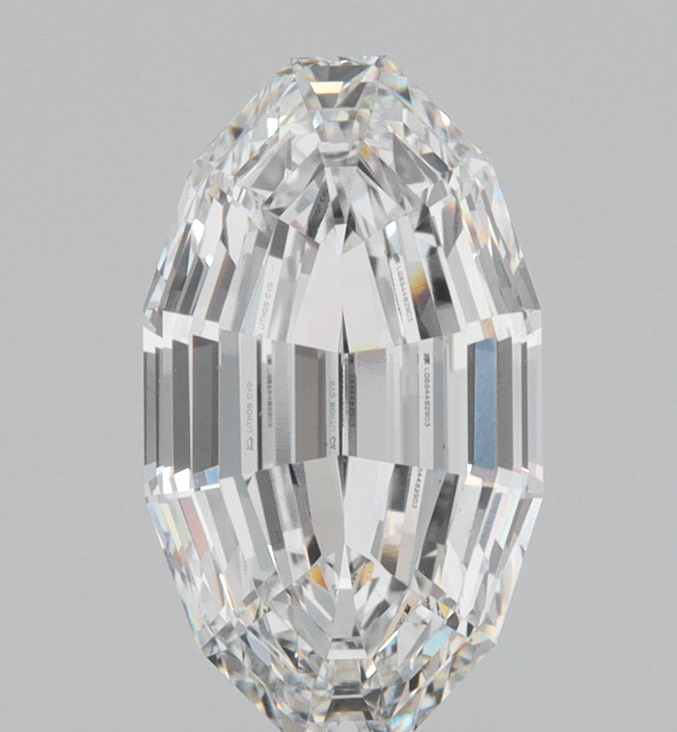 3.21ct | E/VS1 Oval Shape Step Cut Lab Diamond (IGI)