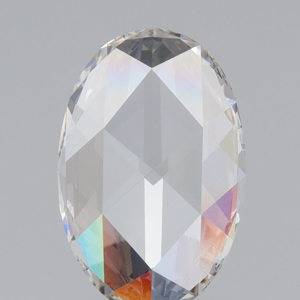 1.95ct | F/VVS2 Oval Shape Rose Cut Lab Diamond (IGI)