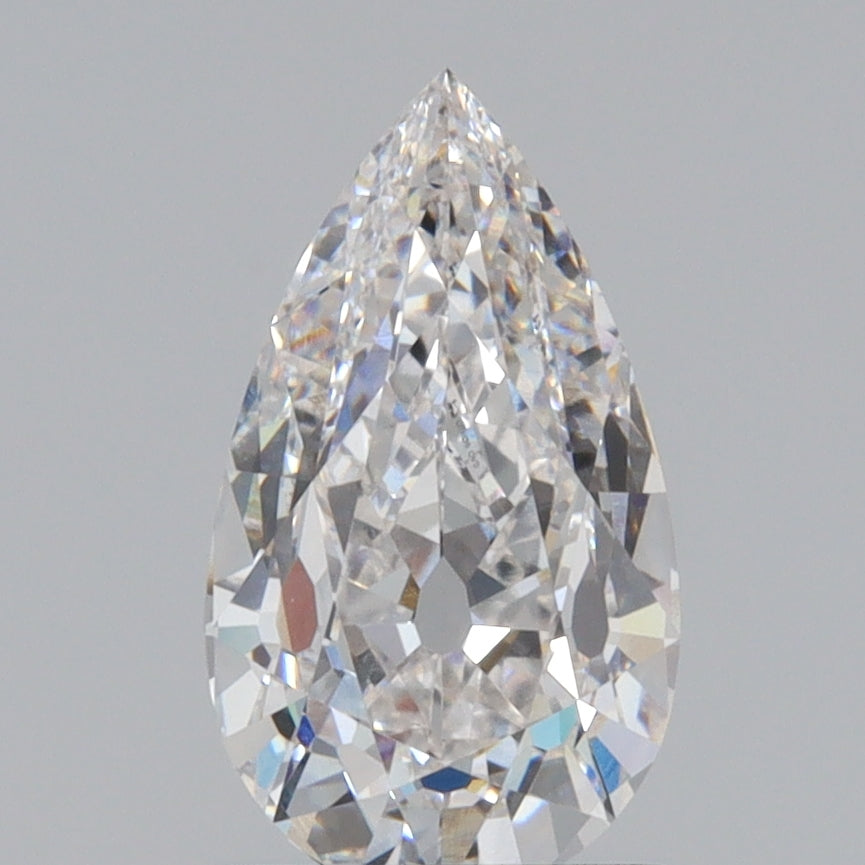1.59ct | F/VS1 Pear Shape Old Mine Cut Lab Diamond (IGI)