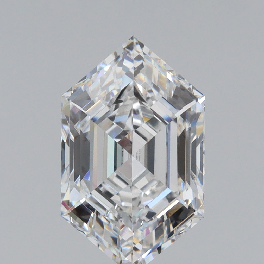 2.51ct | D/VVS2 Hexagon Shape Step Cut Lab Diamond (IGI)