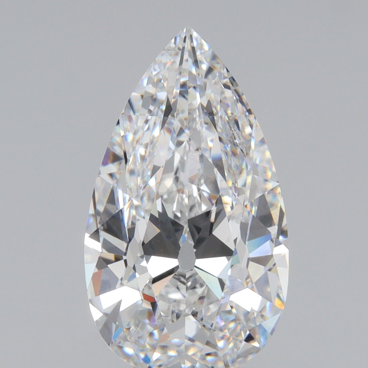 3.69ct | E/VVS2 Pear Shape Old Mine Cut Lab Diamond (IGI)