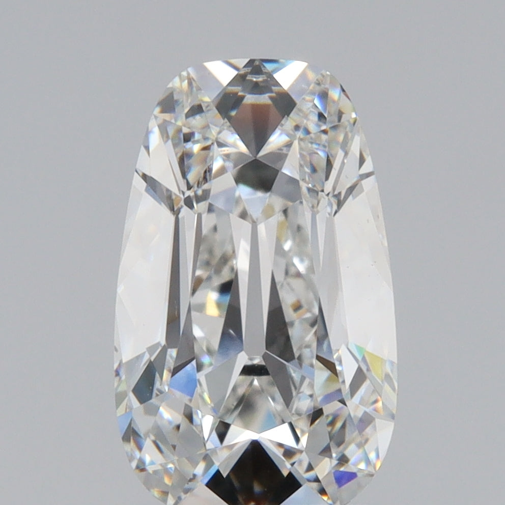 2.76ct | F/VS1 Tapered Cushion Shape Old Mine Cut Lab Diamond (IGI)