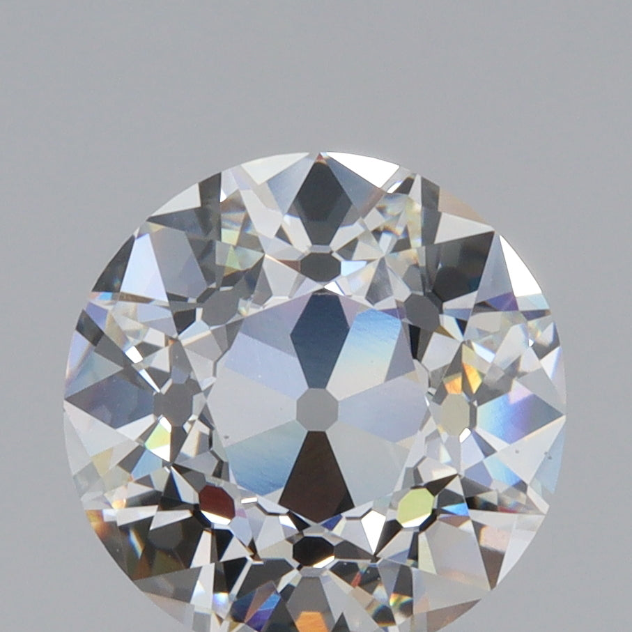 3.09ct | F/VS1 Round Shape Old European Cut Lab Diamond (IGI)