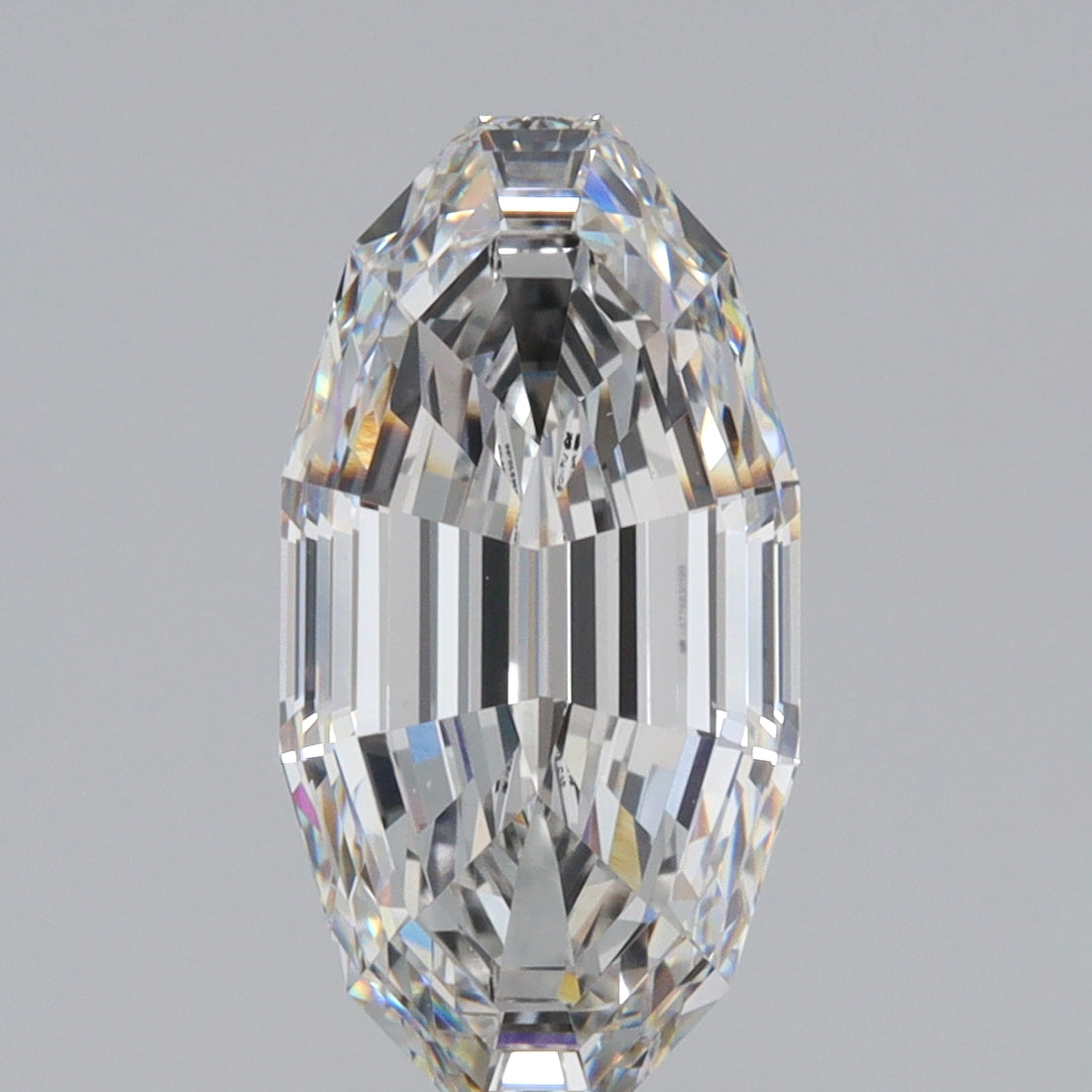 3.11ct | F/VS2 Oval Shape Step Cut Lab Diamond (IGI)