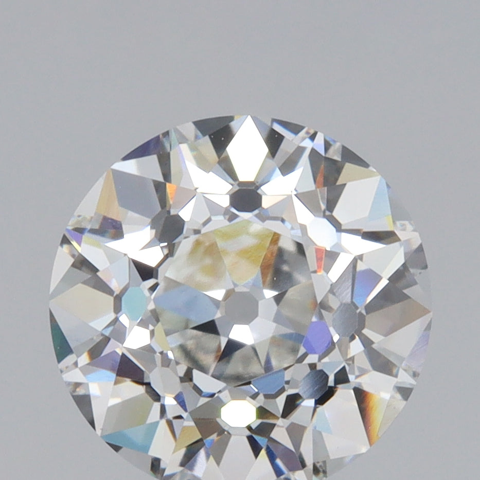 3.47ct | F/VVS2 Round Shape Old European Cut Lab Diamond (IGI)