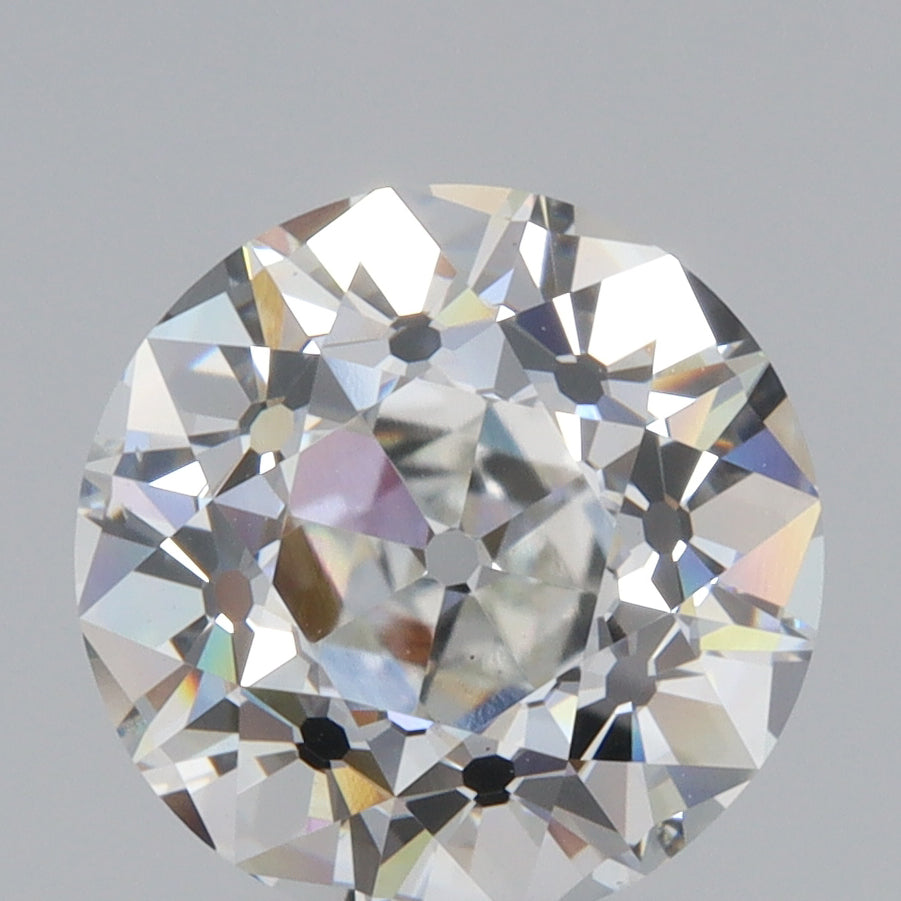 3.51ct | F/VS1 Round Shape Old European Cut Lab Diamond (IGI)