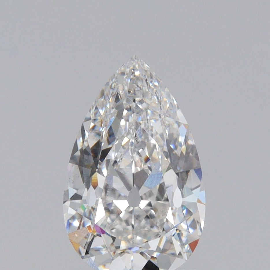 1.59ct | E/VS1 Pear Shape Old Mine Cut Lab Diamond (IGI)
