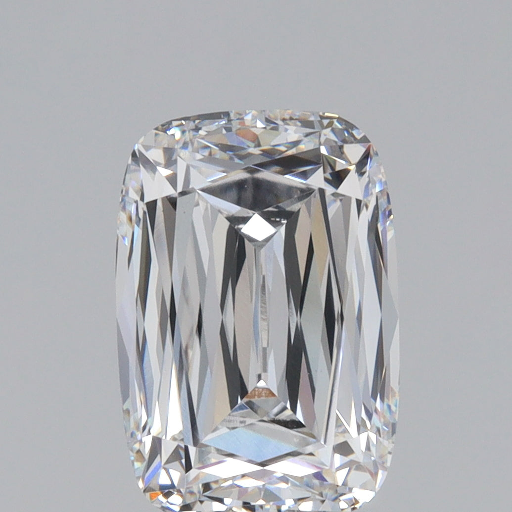 3.18ct | E/VS1 Cushion Shape Lattice Cut Lab Diamond (IGI)