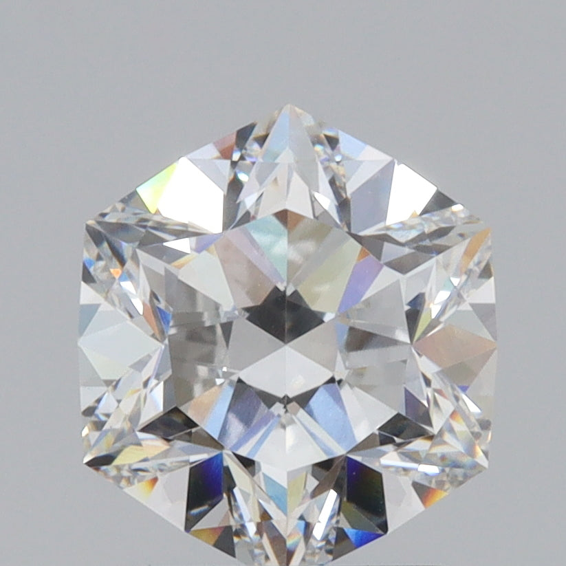 2.01ct | E/VVS2 Hexagon Shape Step Cut Lab Diamond (IGI)