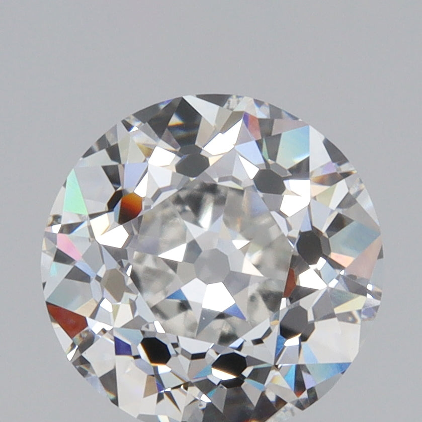2.72ct | E/VVS2 Round Shape Old European Cut Lab Diamond (IGI)