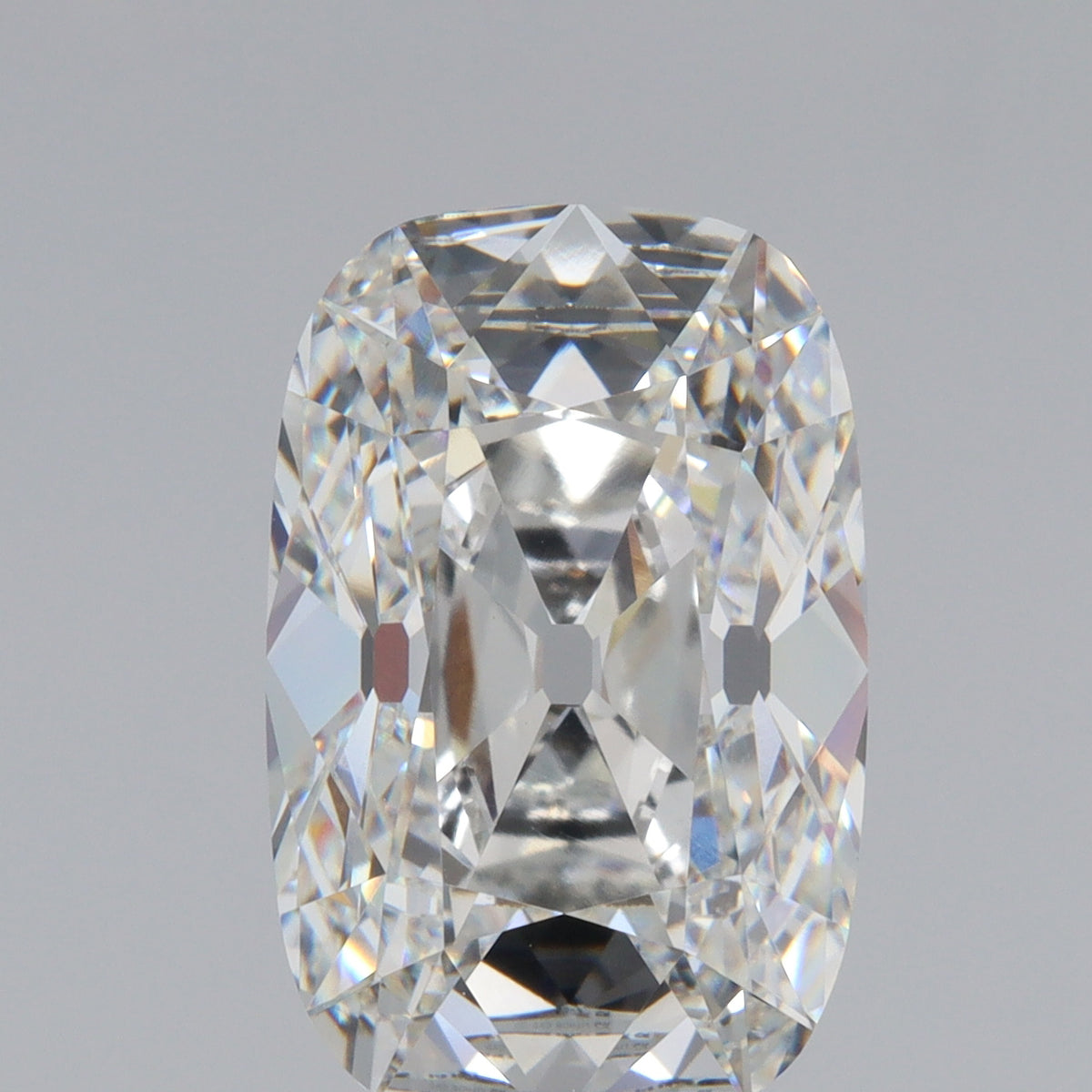 6.08ct | F/VVS2 Cushion Shape Old Mine Cut Lab Diamond (IGI)
