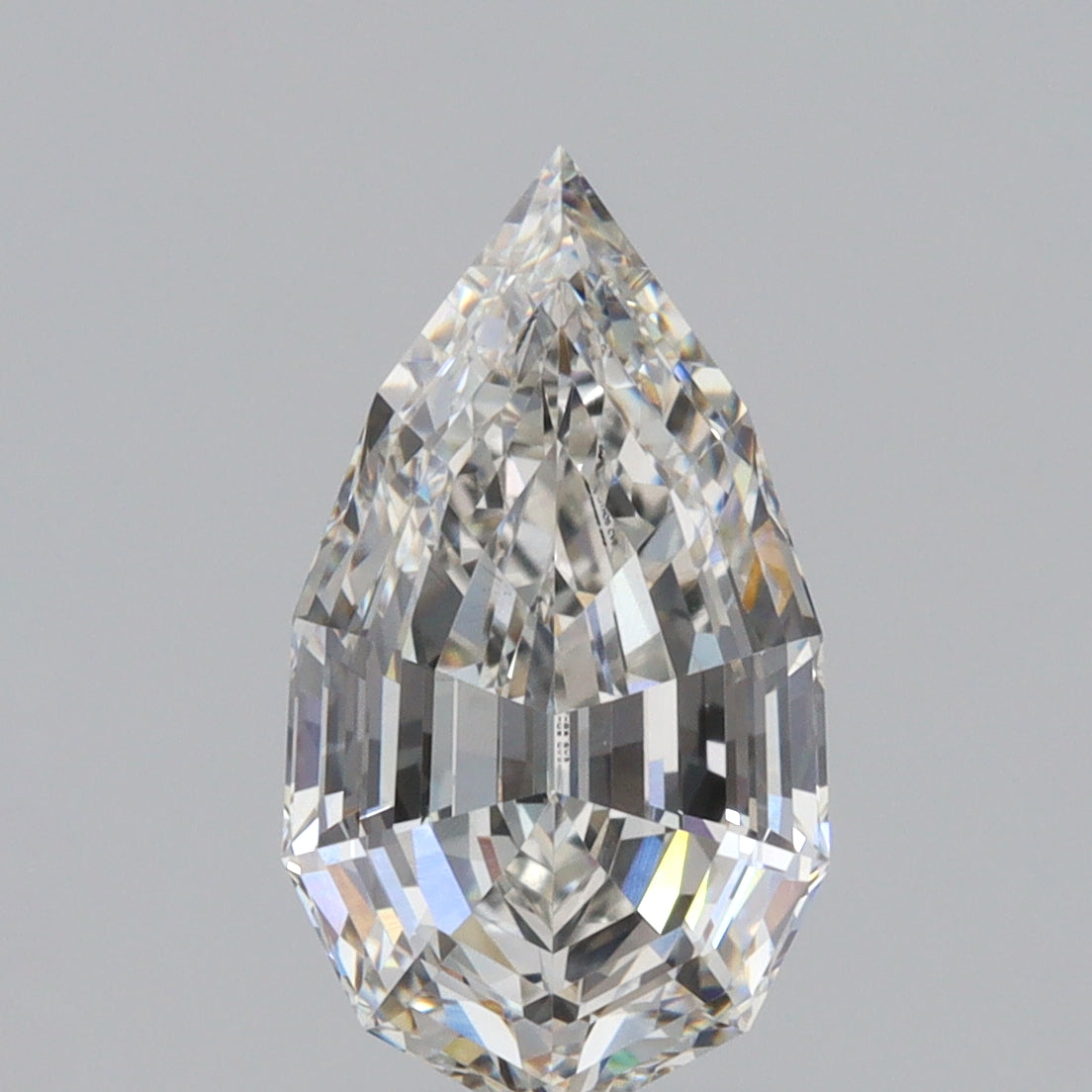 2.54ct | G/VVS2 Pear Shape Step Cut Lab Diamond (IGI)
