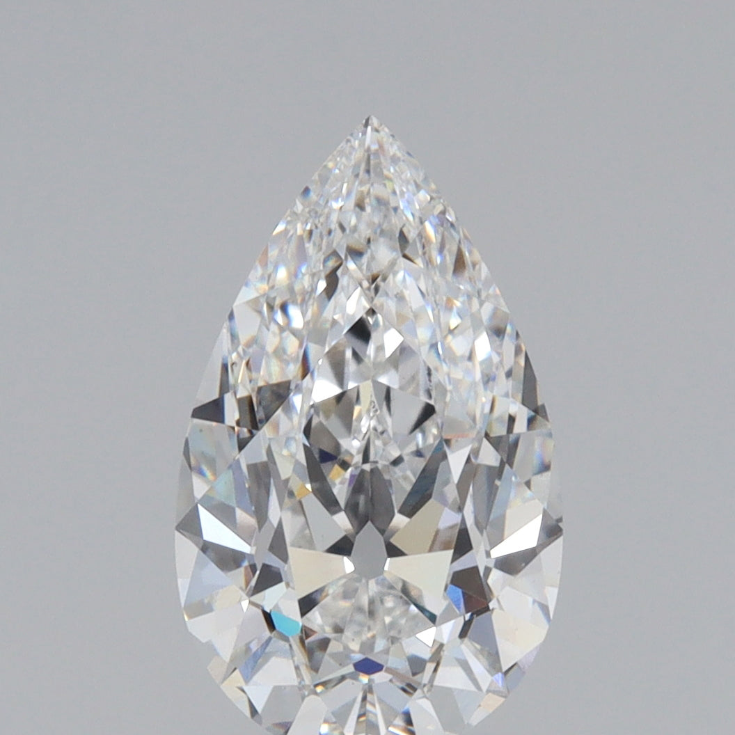 2.27ct | E/VS1 Pear Shape Old Mine Cut Lab Diamond (IGI)