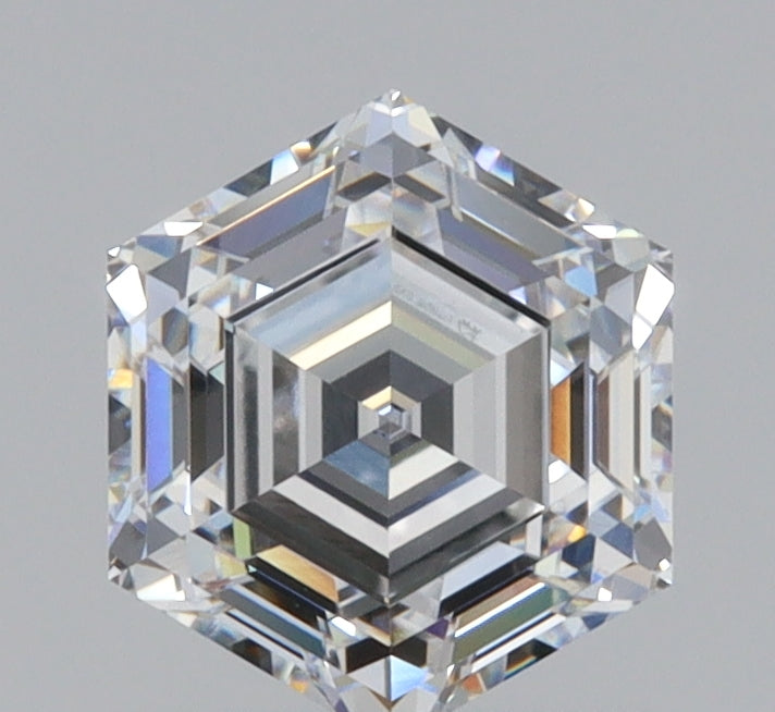 1.51ct | D/VVS2 Hexagon Shape Step Cut Lab Diamond (IGI)
