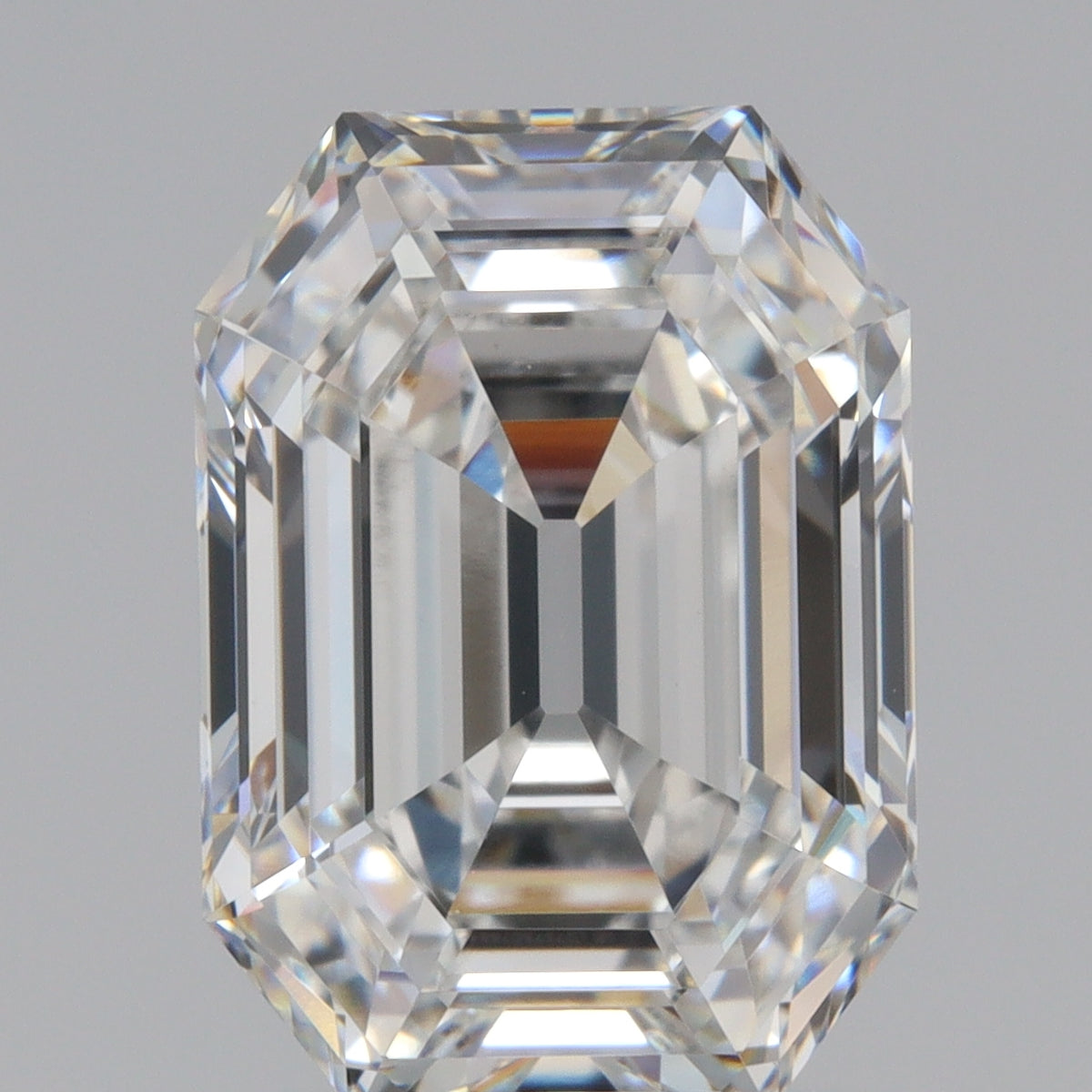 3.04ct | F/VVS2 Emerald Shape Antique Step Cut Lab Diamond (IGI)