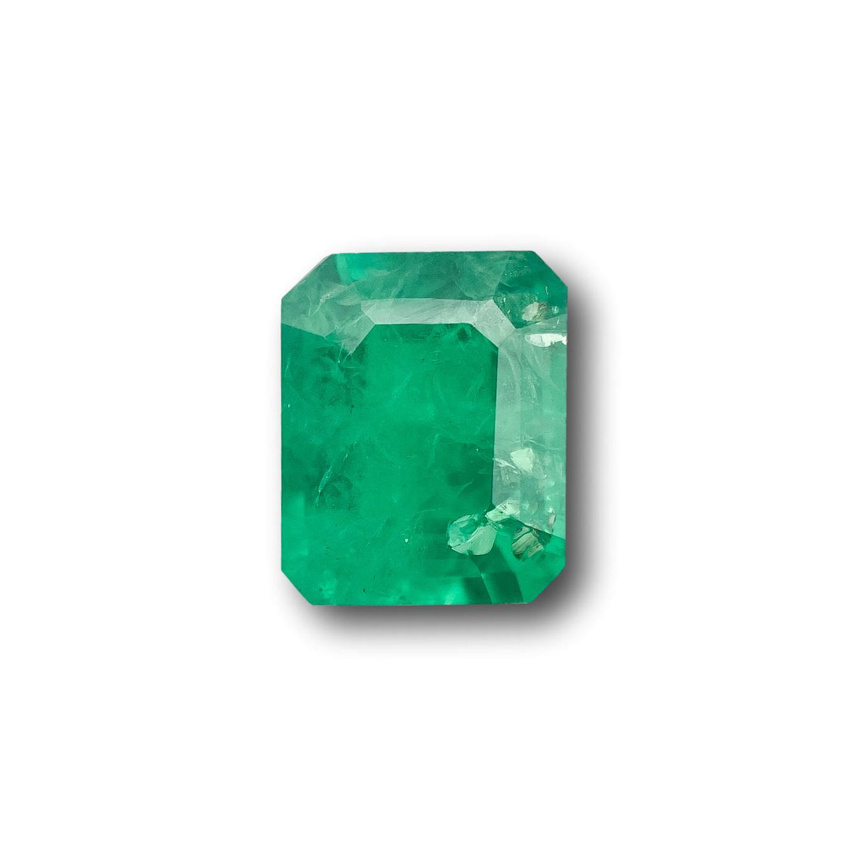 1.61ct | Step Cut Emerald Shape Lab Emerald (GSI)