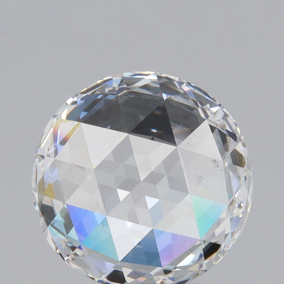 2.25ct | E/SI1 Round Shape Rose Cut Lab Diamond (IGI)