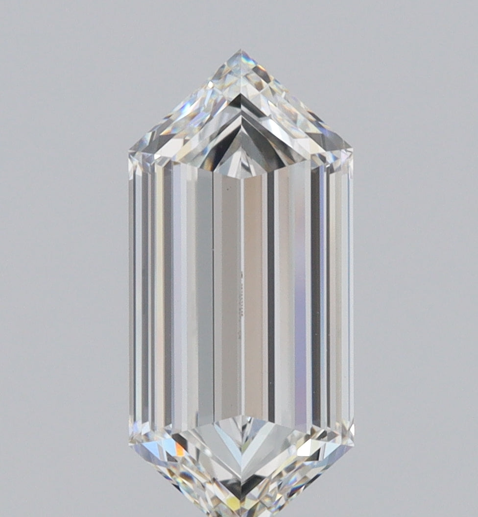 2.21ct | E/VS1 Hexagon Shape Step Cut Lab Diamond (IGI)