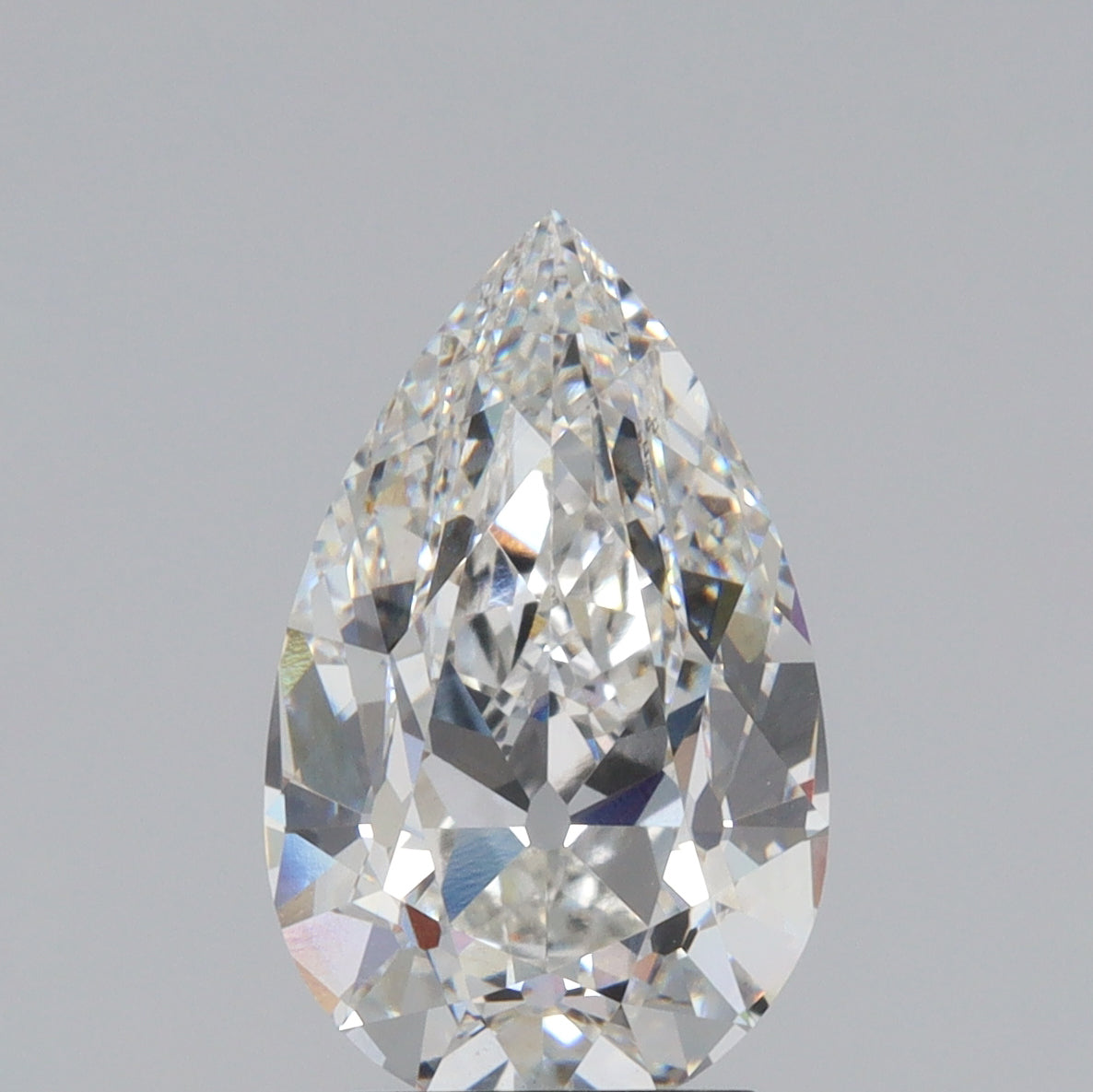 3.01ct | F/VVS2 Pear Shape Old Mine Cut Lab Diamond (IGI)