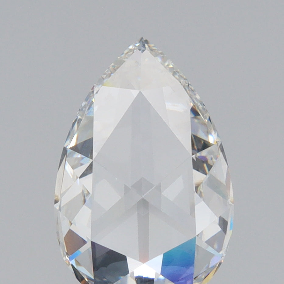 1.52ct | F/VVS2 Pear Shape Rose Cut Lab Diamond (IGI)