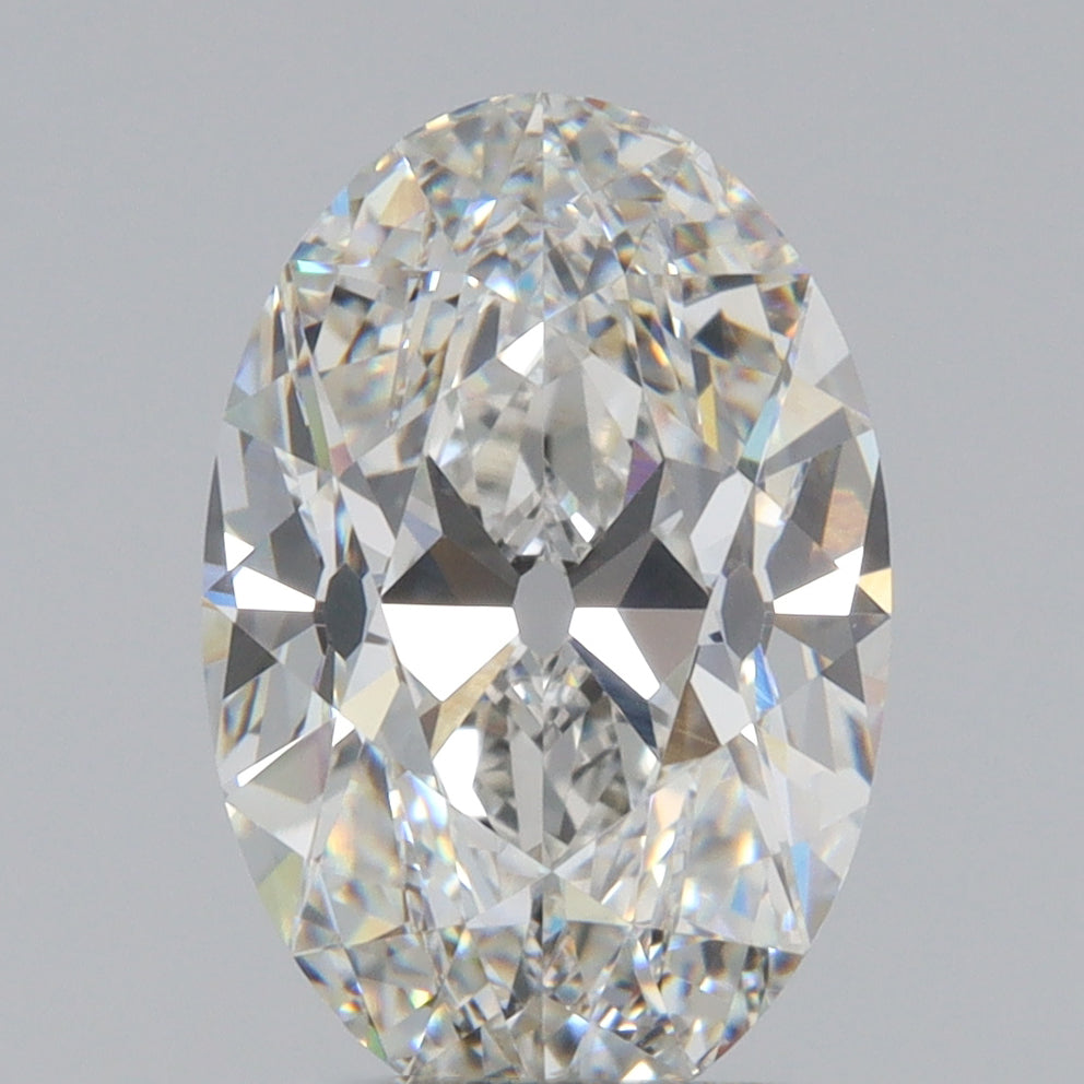3.25ct | F/VVS2 Oval Shape Old Mine Cut Lab Diamond (IGI)-LITHOS Diamond