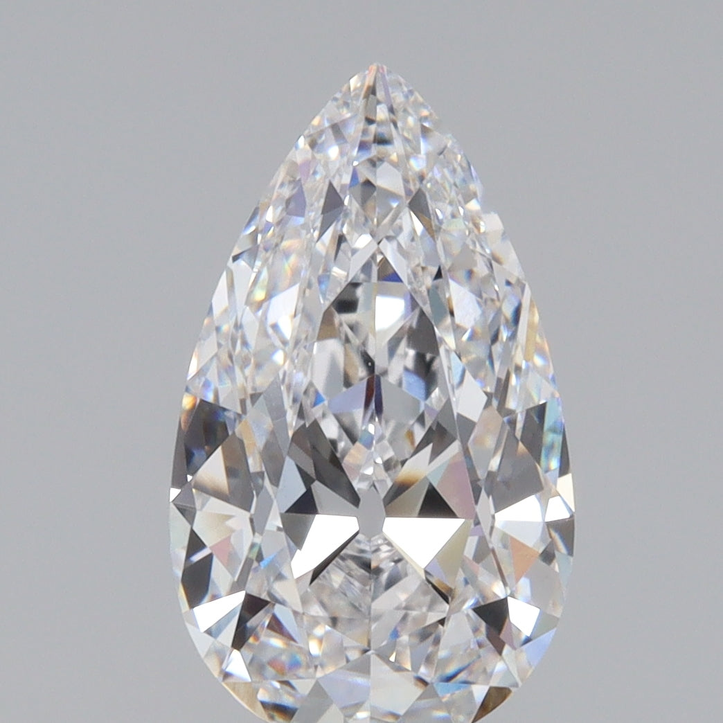 2.62ct | E/VVS2 Pear Shape Old Mine Cut Lab Diamond (IGI)
