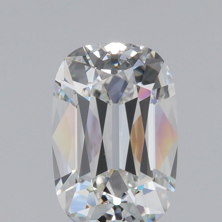 2.06ct | F/VVS2 Cushion Shape Old Mine Cut Lab Diamond (IGI)-LITHOS Diamond