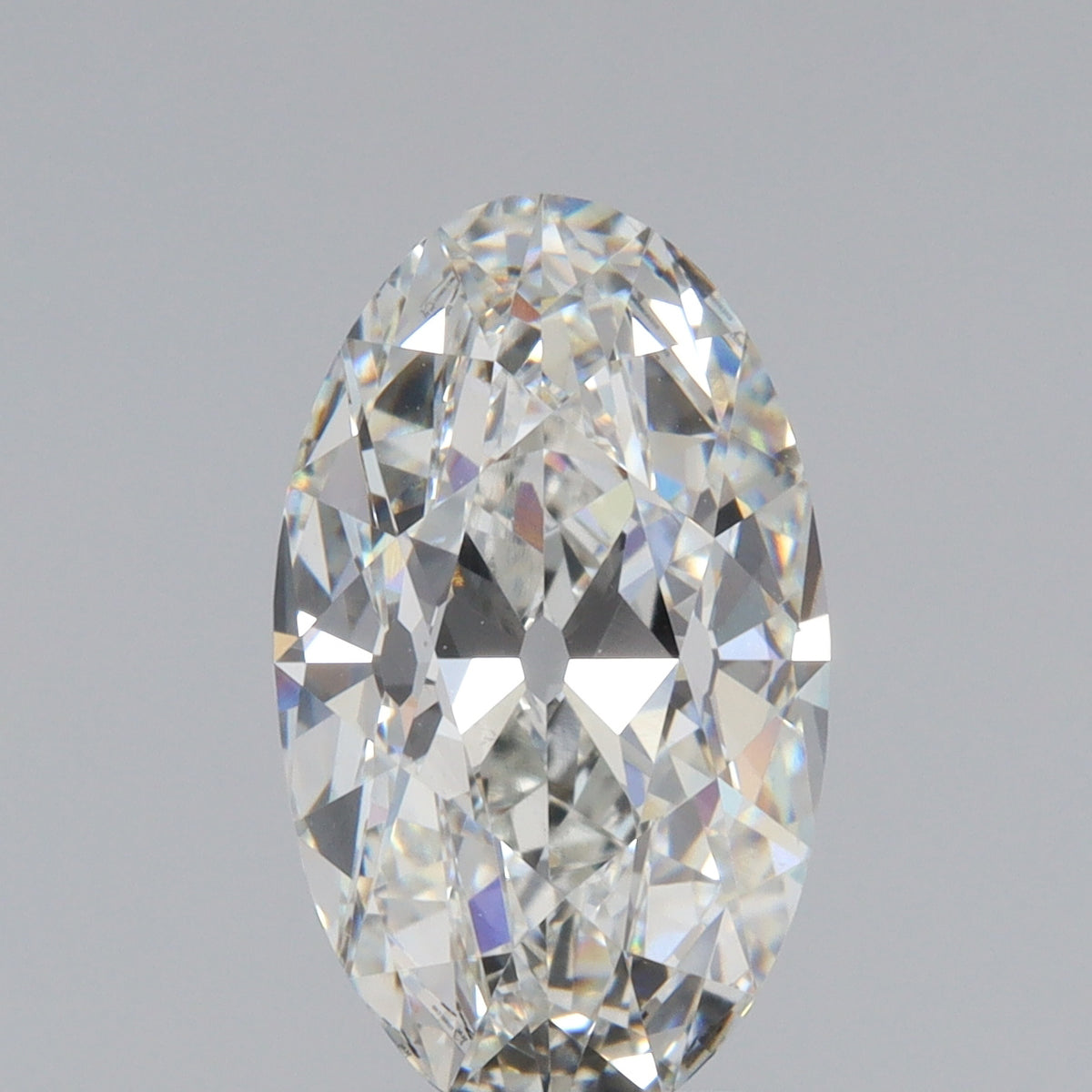 3.41ct | F/VS1 Oval Shape Old Mine Cut Lab Diamond (IGI)