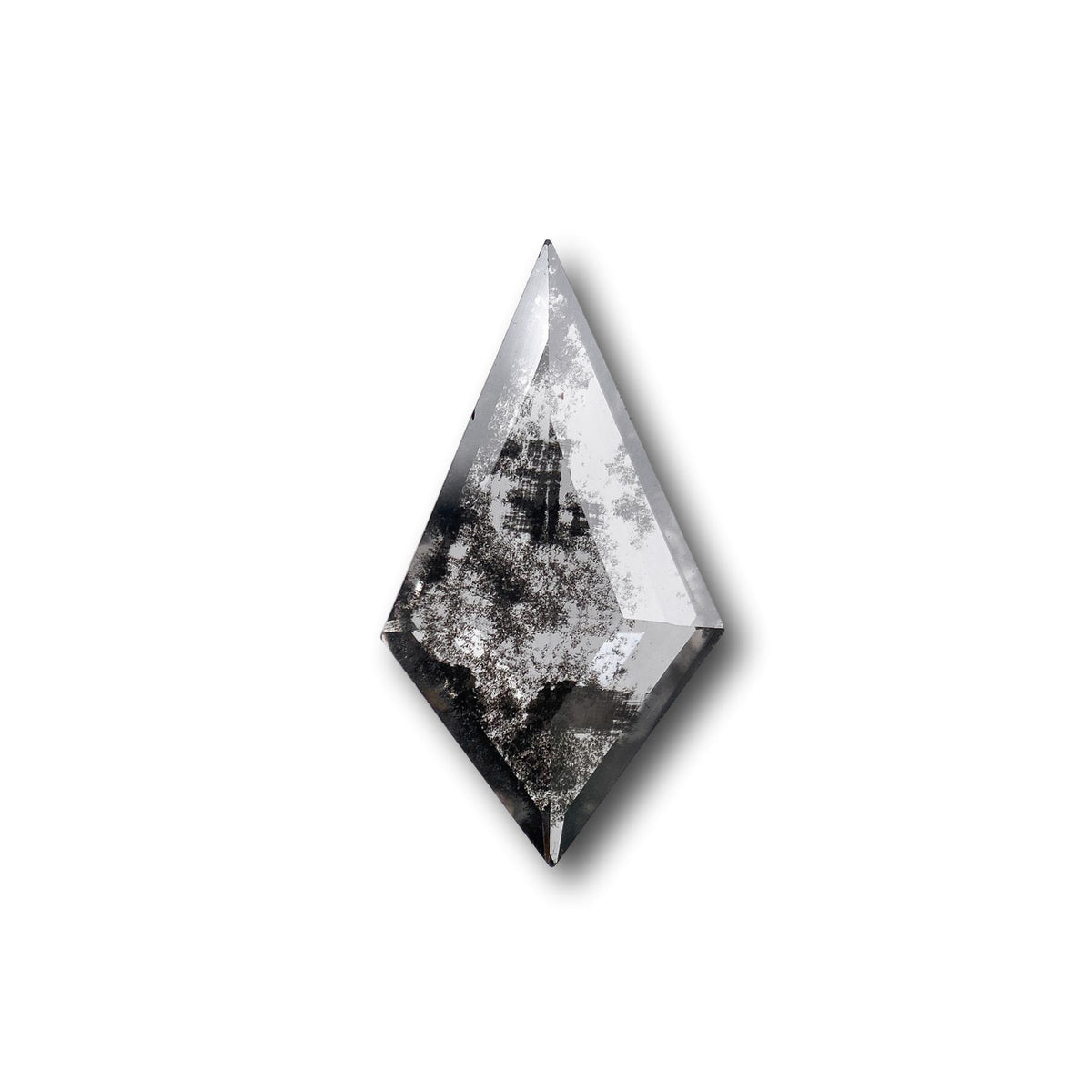 1.80ct | Salt & Pepper Kite Shape Step Cut Lab Diamond