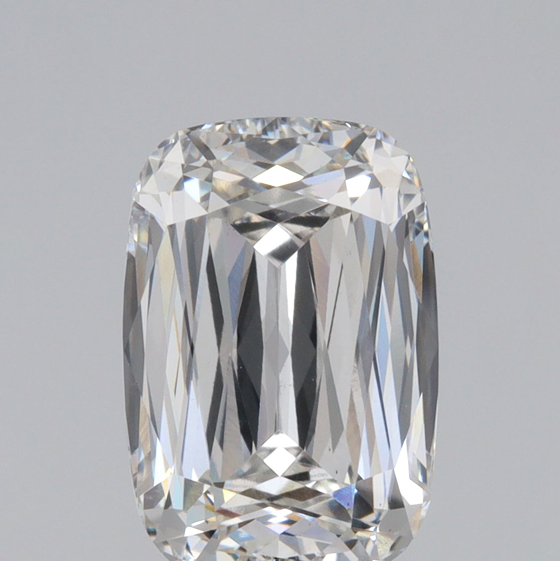 2.76ct | G/VS2 Cushion Shape Lattice Cut Lab Diamond (IGI)