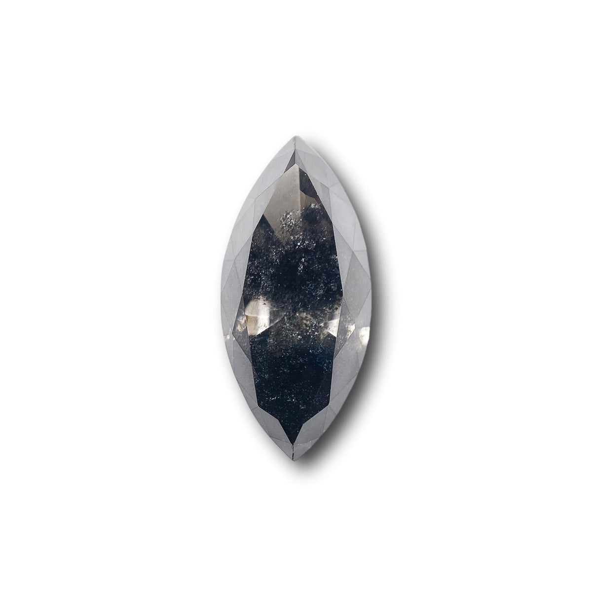 1.69ct | Salt & Pepper Marquise Shape Brilliant Cut Lab Diamond