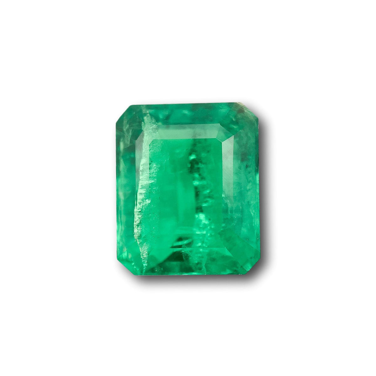 5.15ct | Step Cut Emerald Shape Lab Emerald