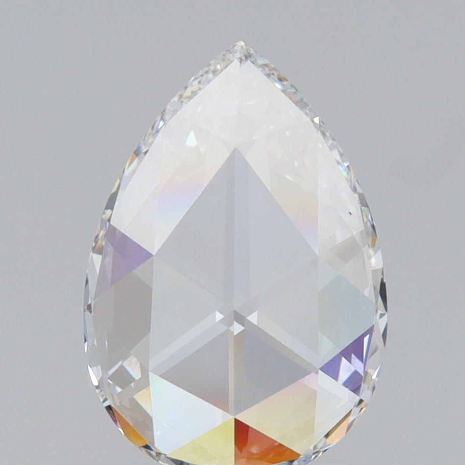 1.51ct | D/VS1 Pear Shape Rose Cut Lab Diamond (IGI)
