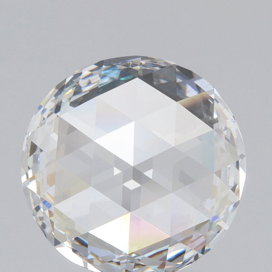2.21ct | F/VVS2 Round Shape Rose Cut Cut Lab Diamond (IGI)