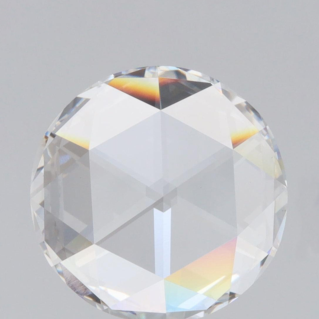 2.03ct | F/VVS2 Round Shape Rose Cut Cut Lab Diamond (IGI)