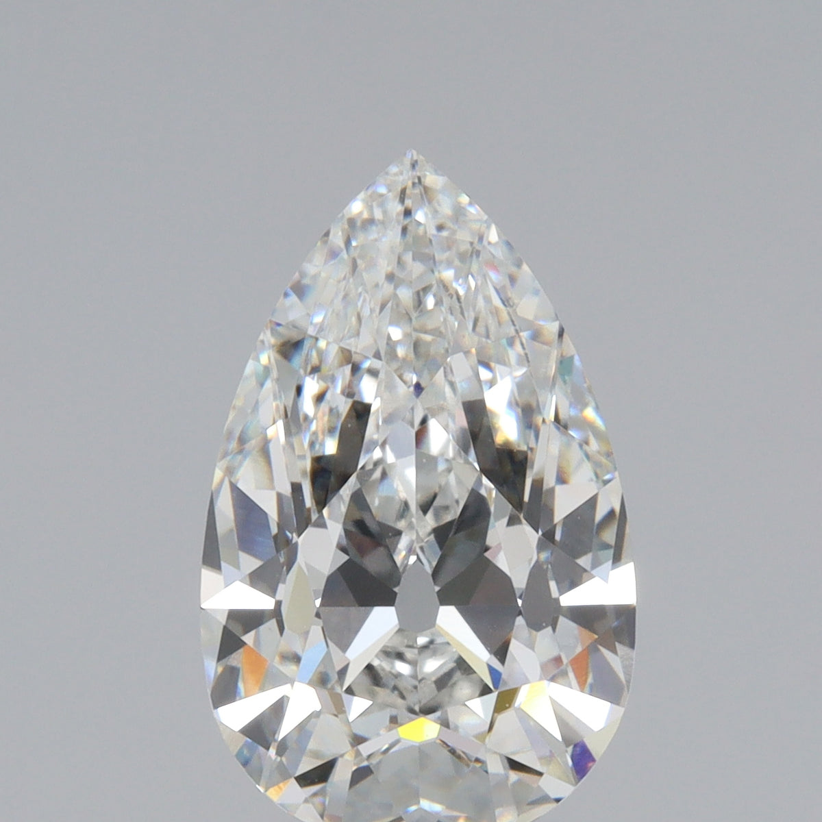 3.81ct | F/VVS2 Pear Shape Old Mine Cut Lab Diamond (IGI)