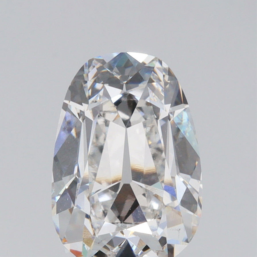 2.04ct | E/VS1 Pear Shape Old Mine Cut Lab Diamond (IGI)-LITHOS Diamond