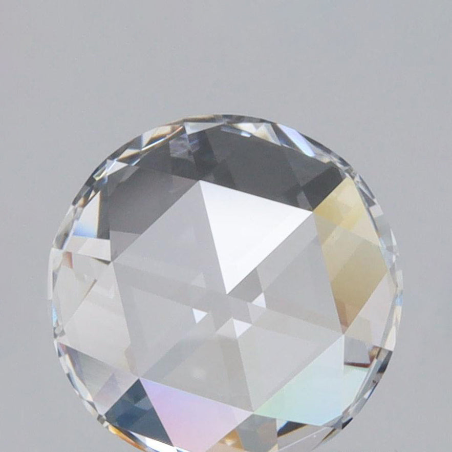 0.66ct | F/VS1 Round Shape Rose Cut Lab Diamond (IGI)