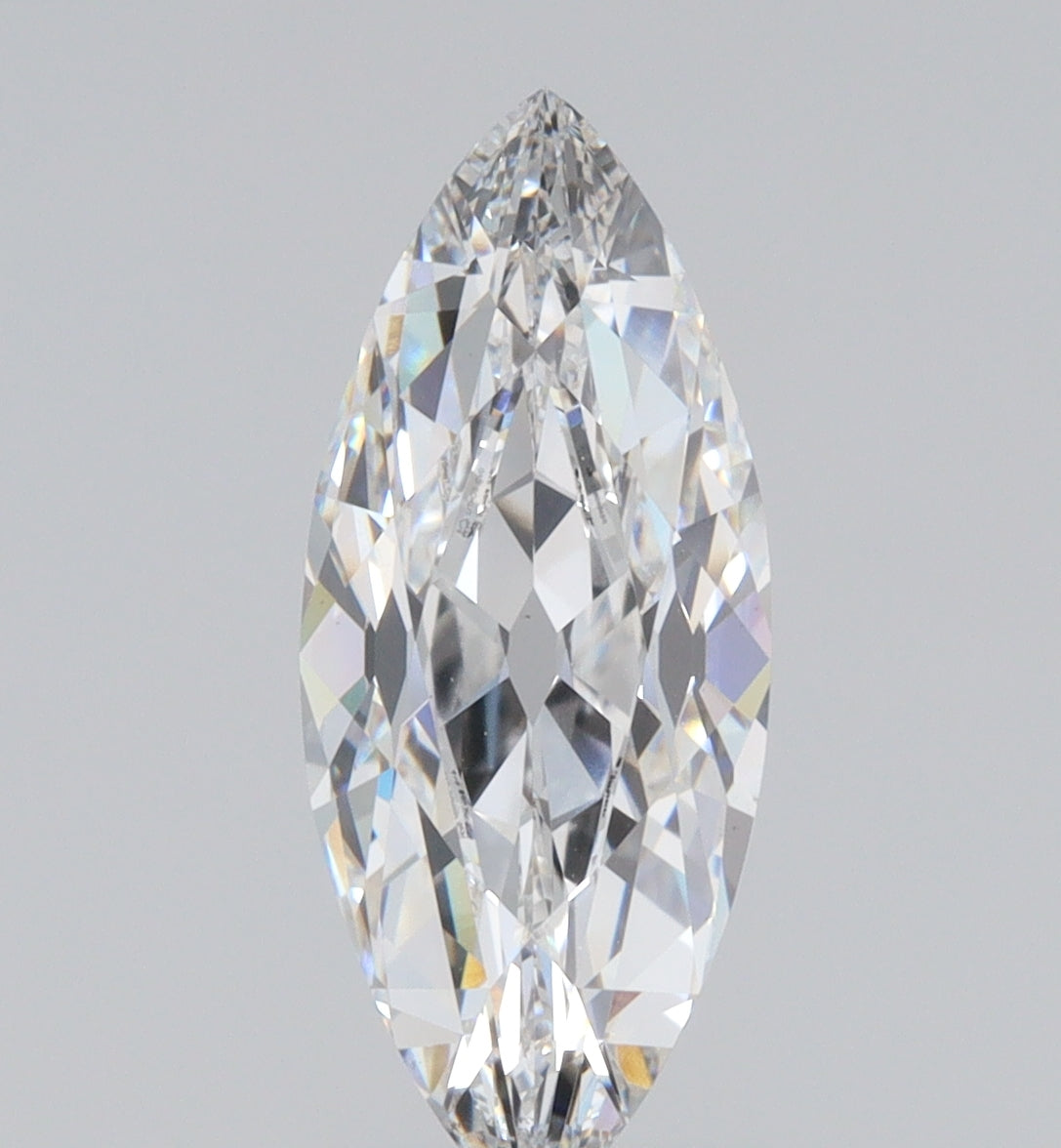 2.20ct | E/VS1 Marquise Shape Old Mine Cut Lab Diamond (IGI)-LITHOS Diamond