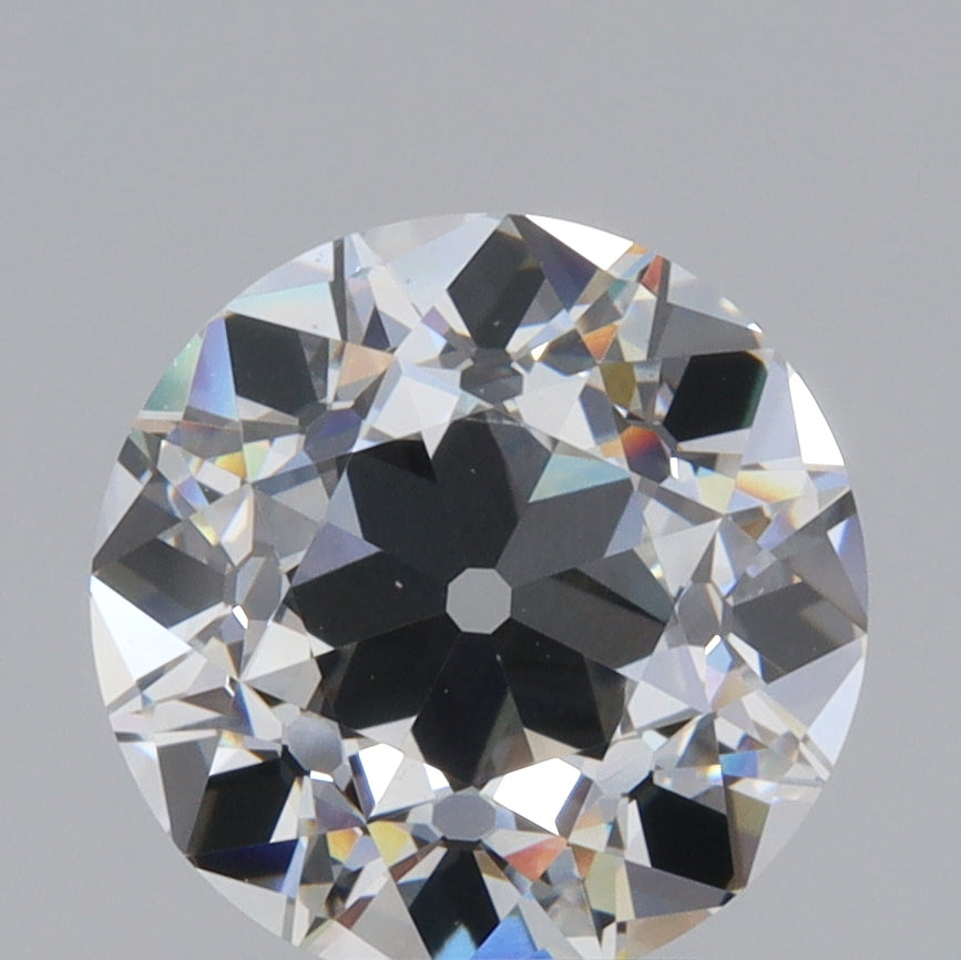 2.80ct | E/VS1 Round Shape Old European Cut Lab Diamond (IGI)