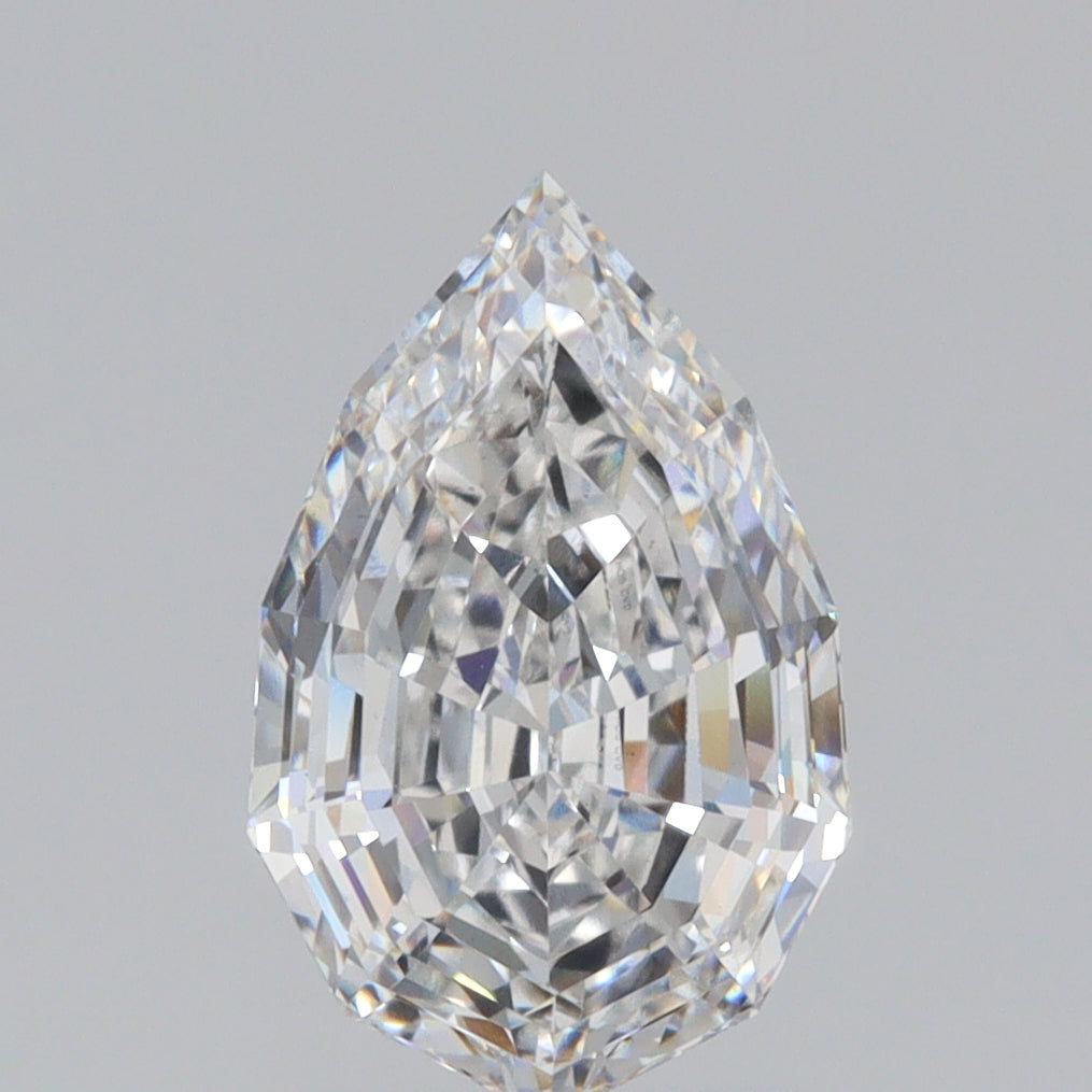 2.18ct |E/VS1 Pear Shape Step Cut Lab Diamond (IGI)-LITHOS Diamond